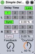 The Simple Delay in Link mode