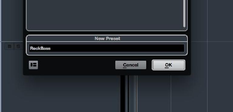 Preset Name