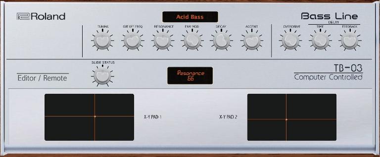 This VST / App Is A MIDI Editor For The Roland TB-03