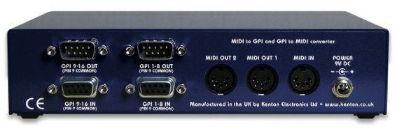 ケントンは、GPI互換コンバータと複数のMIDI接続を栽培 : Ask.Audio