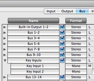 Labelling busses in IO Setup