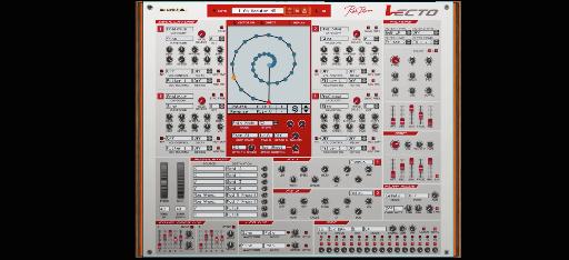 Rob Papen Vecto rack extension synth interface.