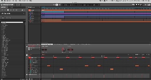 (Pic 1) Prepping a loop to sample within a Maschine project.