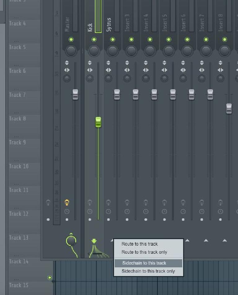 how to sidechain with fruity limiter