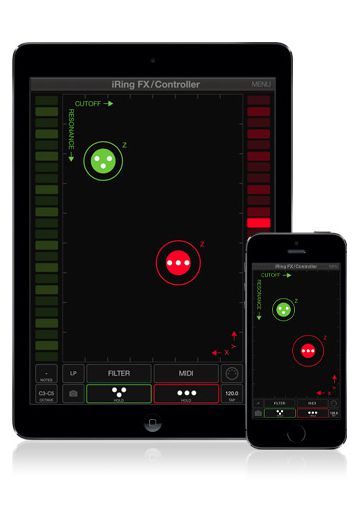 iRing FX and MIDI Controller App.