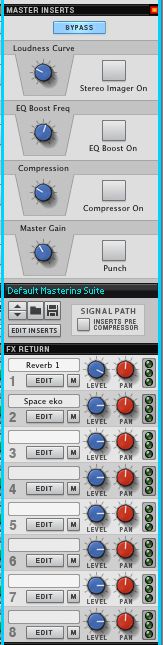 Reason 6’s master effects section