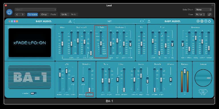 Hidden Feature: Click on Target to control the X-Fade Slider with the LFO