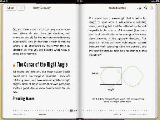 Screenshot from Music Essentials iBook