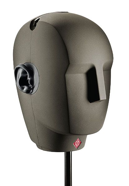 Fig 7 A dummy head for binaural recording (Neumann KU100)