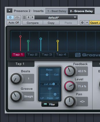 Pic 5: Groove Delay Filter