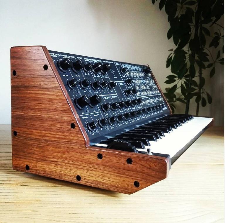 Korg MS-20 walnut side panels