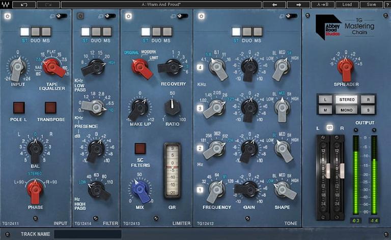 Waves Abbey Road TG Mastering Chain