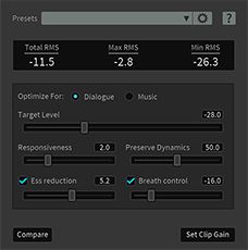 iZotope RX5 Audio Editor Leveler