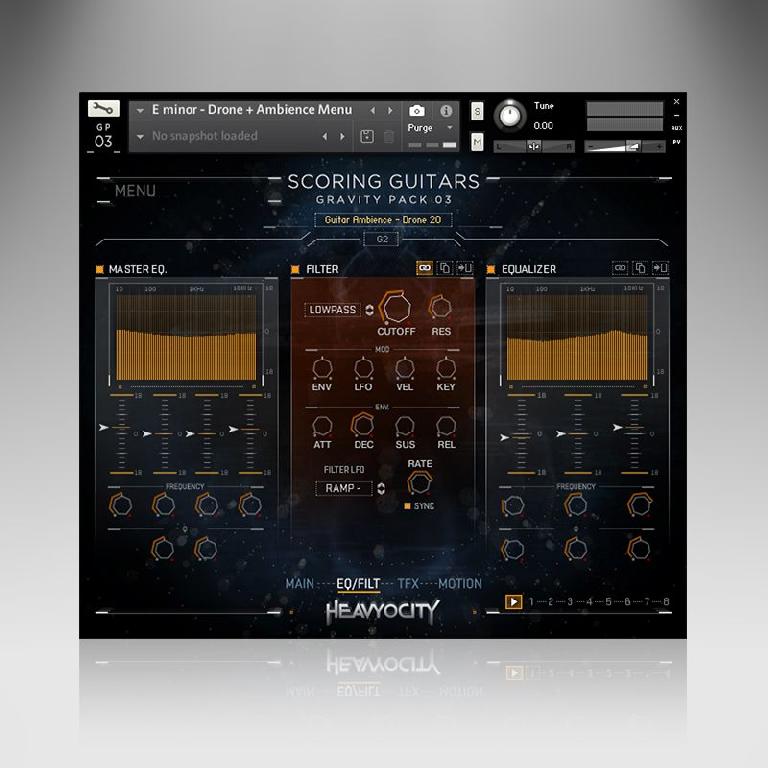 EQ in Heavocity's Scoring Guitars.