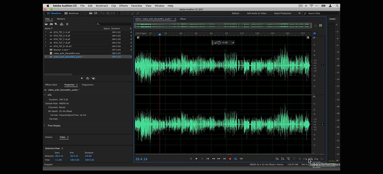 adobe audition volume leveling