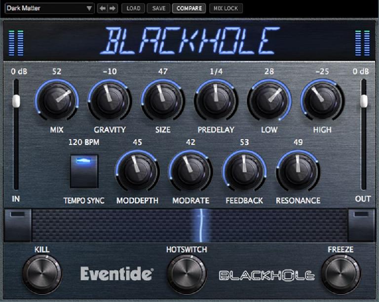 Eventide Blackhole interface