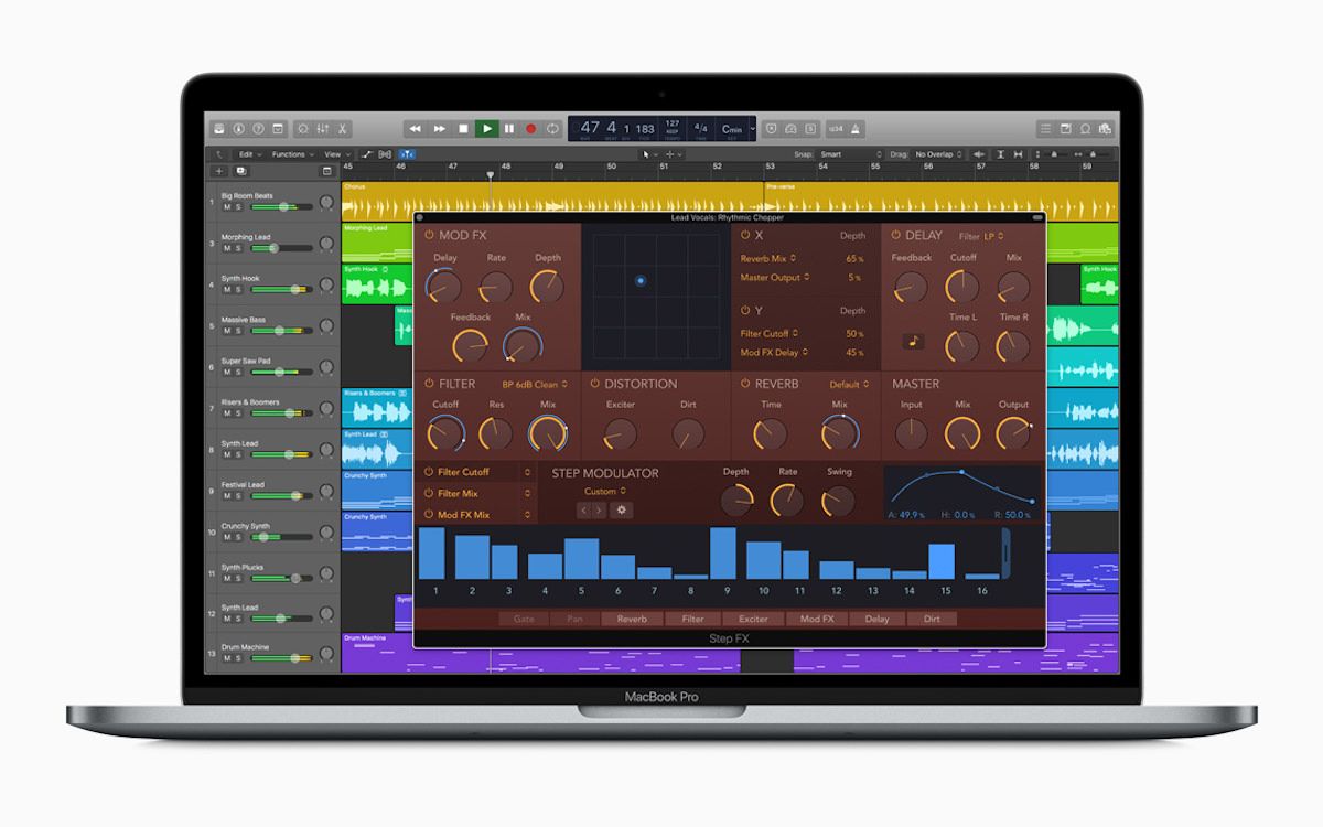 mixing in logic pro x