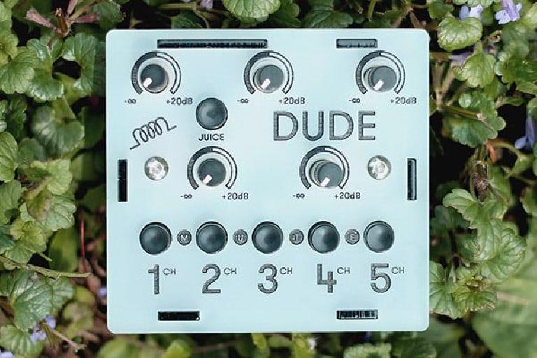 Review: Bastl Instruments Dude! - Battery Powered 5-Channel Mixer : Ask. Audio