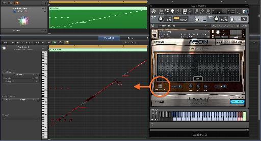 Fig 6 AEON Rhythmic’s MIDI-To-Host button lets you extract and edit a Single Loop’s embedded MIDI sequence