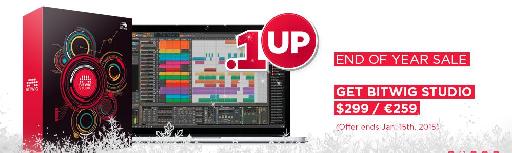Bitwig End of year Promo