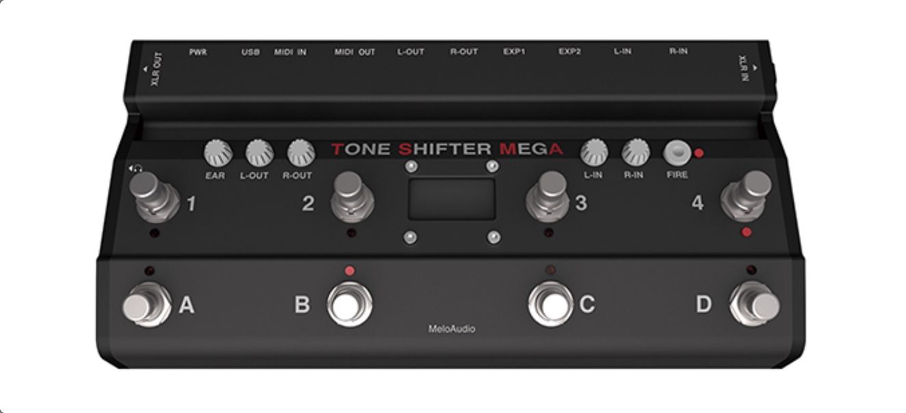 Tone Shifter Mega Is A MIDI Pedal Controller & Audio Interface