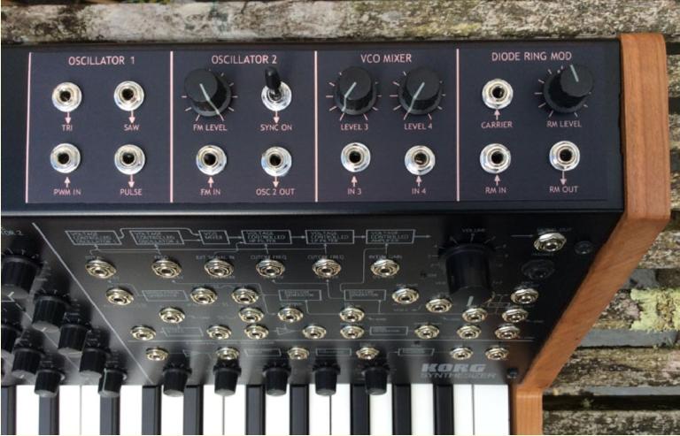 Korg MS-20 Retro Expansion top-down view