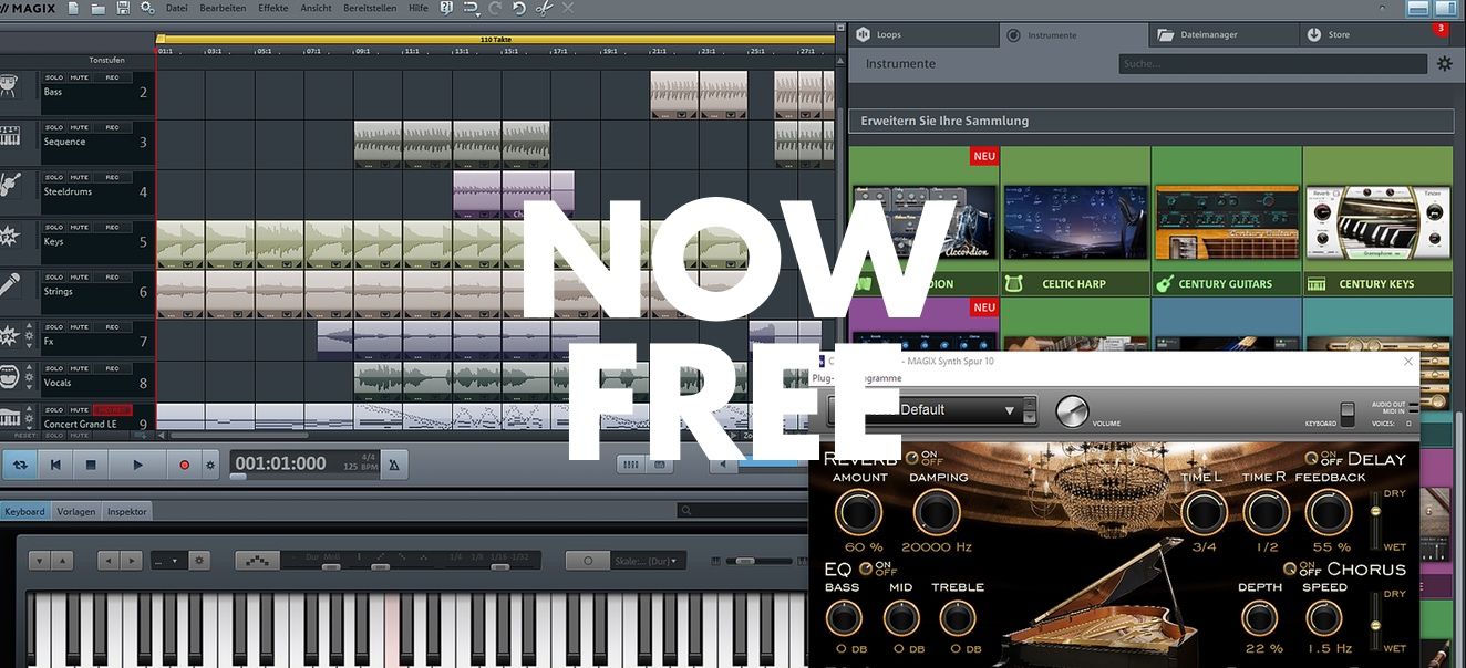 MAGIX Releases Free Version of Music Maker : 