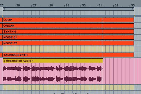 Resampled Audio Record