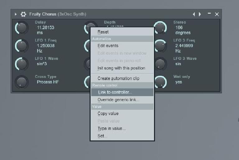 multi link to controller fl studio