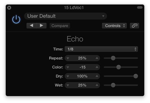 Fig 3: The Echo plug-in