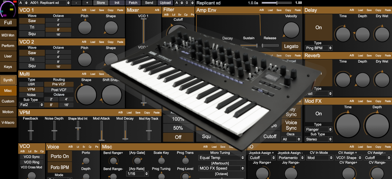 Sigabort Releases MIDISynth Librarian For Korg Minilogue XD