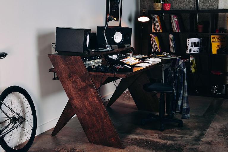 Output Releases Platform, A Wooden Studio Desk For Musicians : 