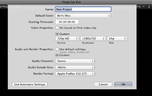 final cut pro 10.2.3 how to export as quicktime