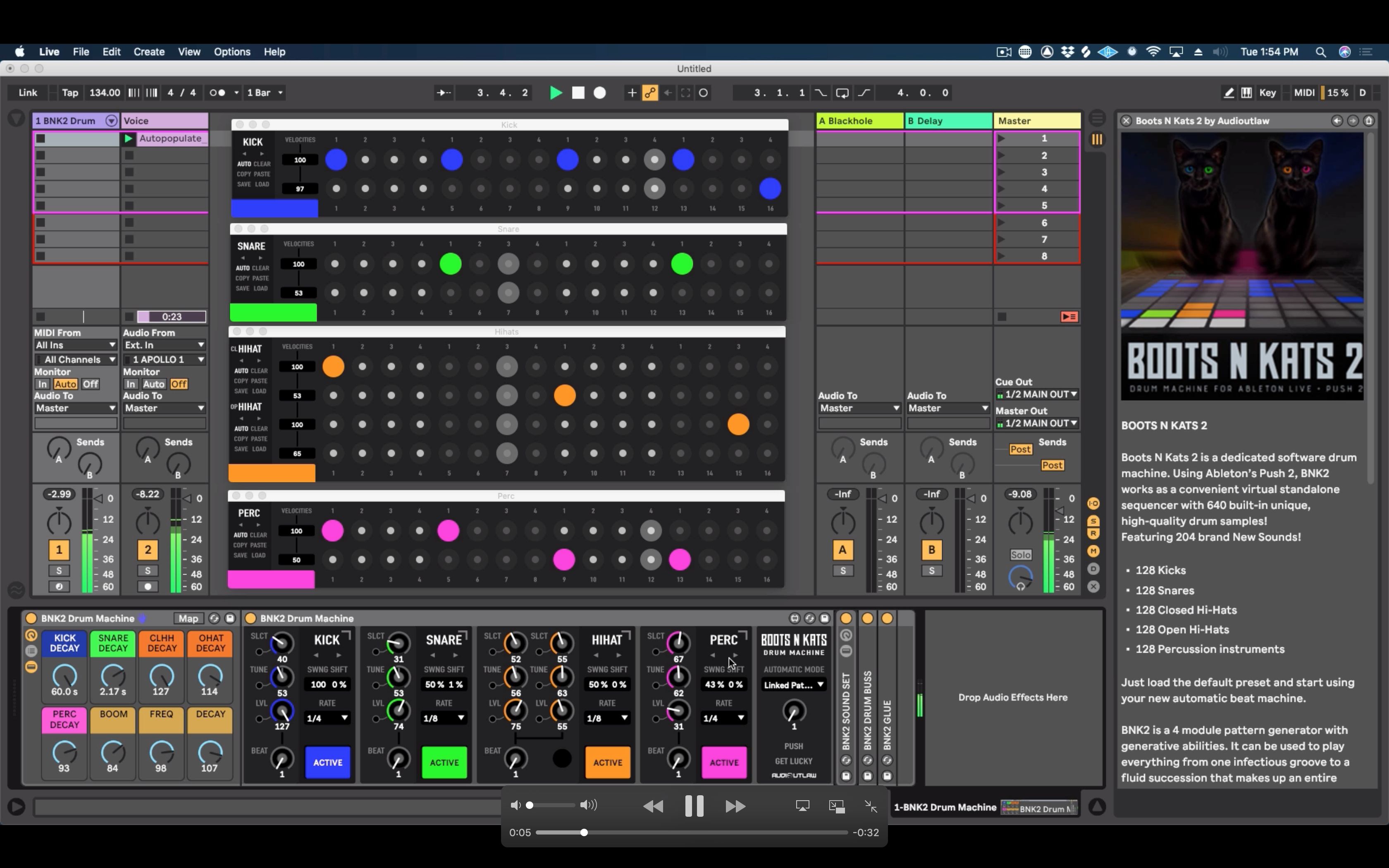 Boots N Kats 2 Is A New Drum Machine For Ableton Live And Push 2