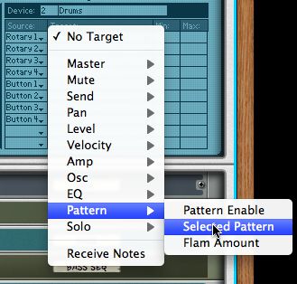 Target Pattern > Selected Pattern