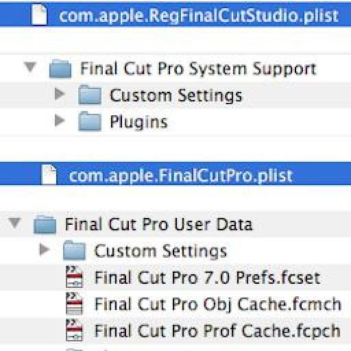 clean re-install fcp 7