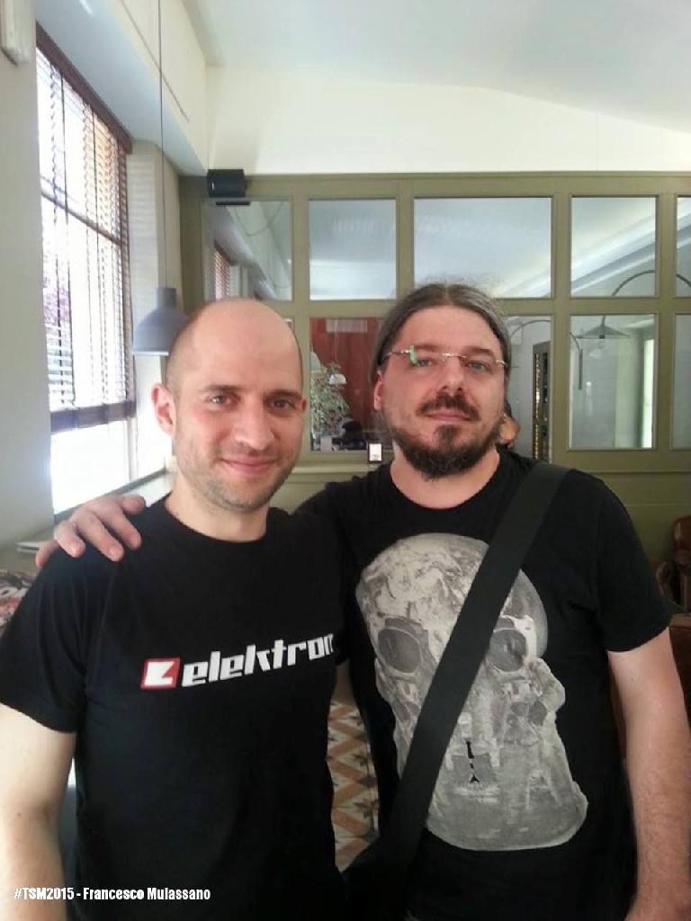 c) Cenk Sayinli (Projekt Dataline) from Elektron and Francesco Mulassano