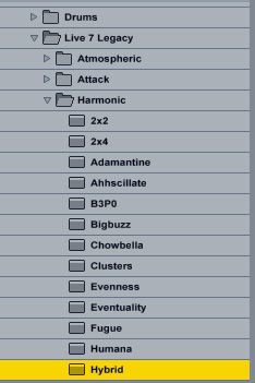 Hybrid Synth preset