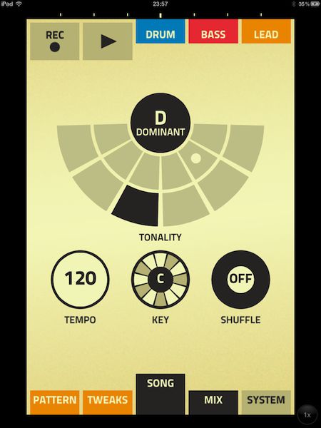 Figure's song settings.