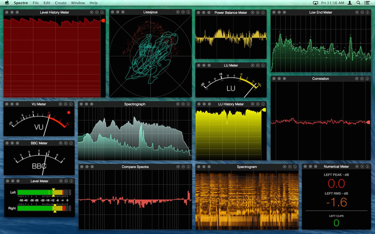 AudioFile Spectre 1.7 for Mac OS X.