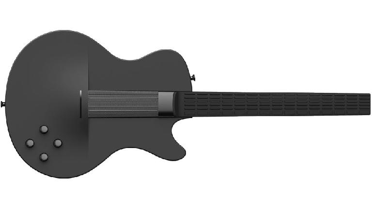 MI Guitar in black.