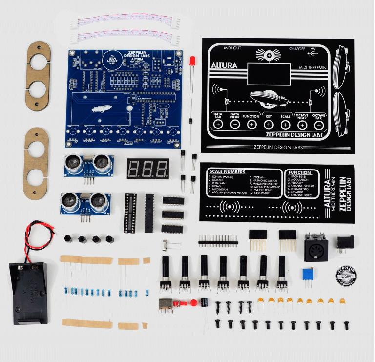 Altura MIDI theremin controller DIY kit.