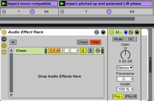 This technique of opposing phase on one side holds little location information so I don't use it for any constant, dominant sounds in my mixes, but it's great for sporadic SFX sounds.