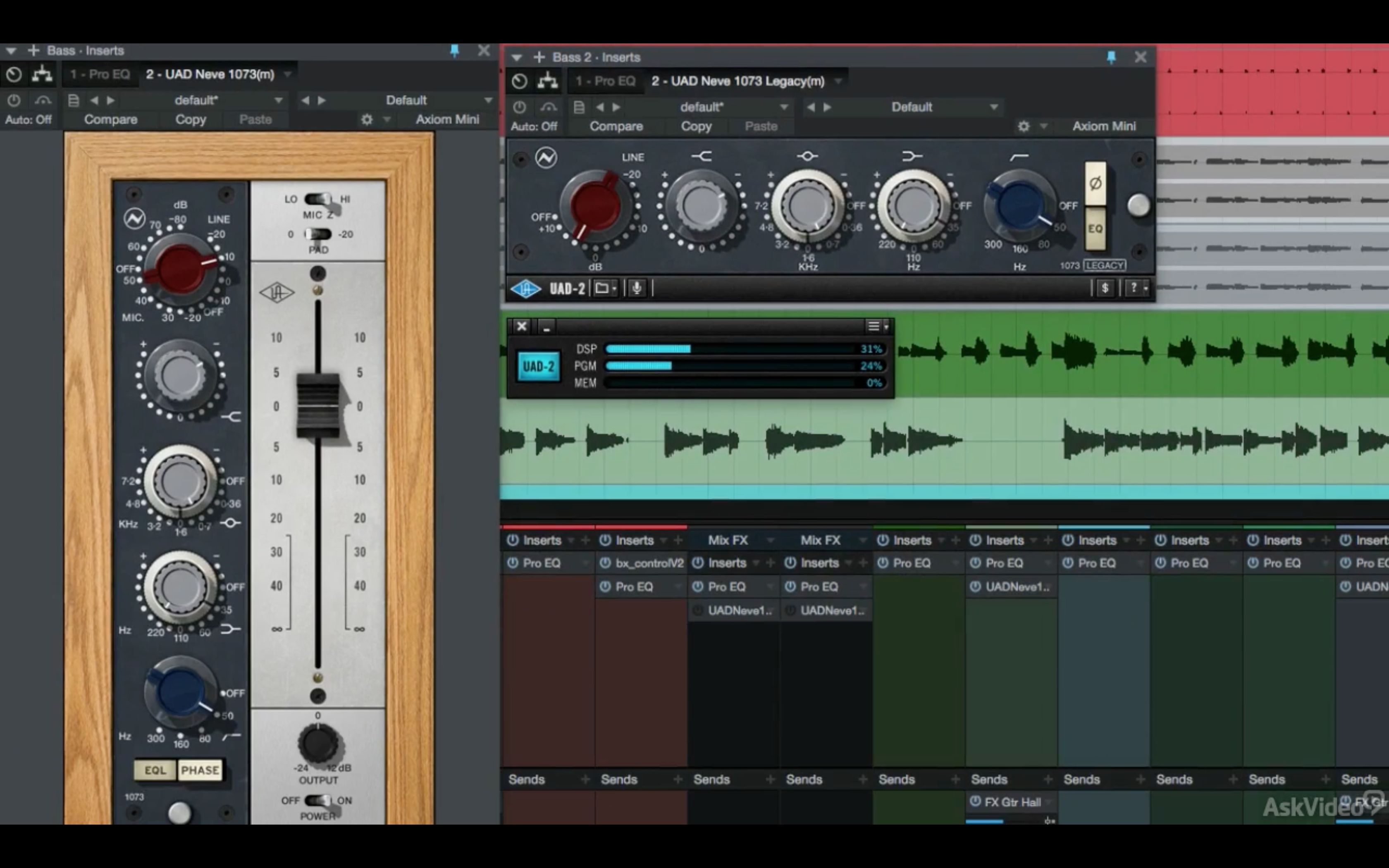 neve 1073 plugin settings