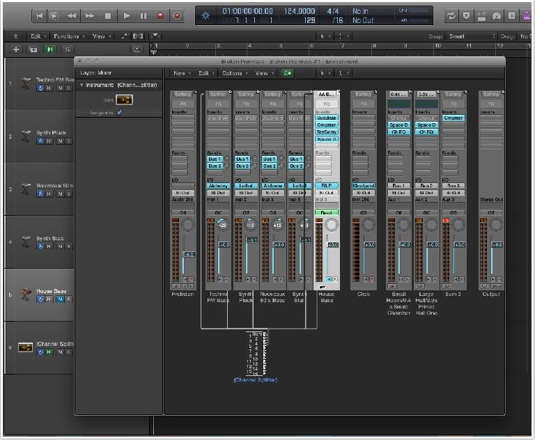 Cable the Splitter to Your Instruments