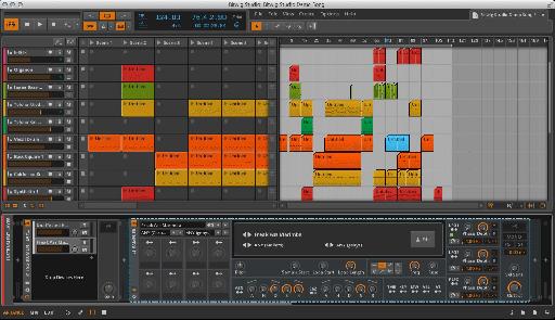 Bitwig’s sampler is loaded with an included preset.
