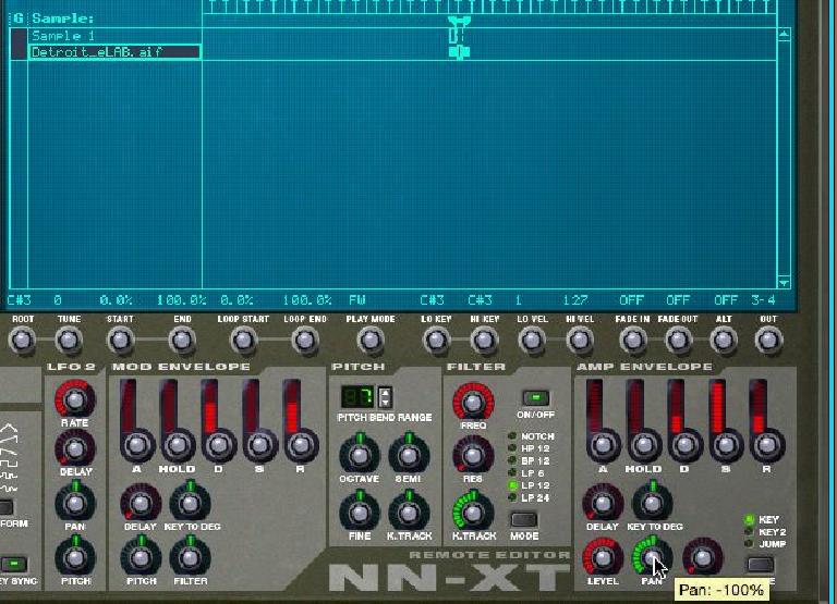 Jbridge. Surge XT VST скрин. Audio Sampler.