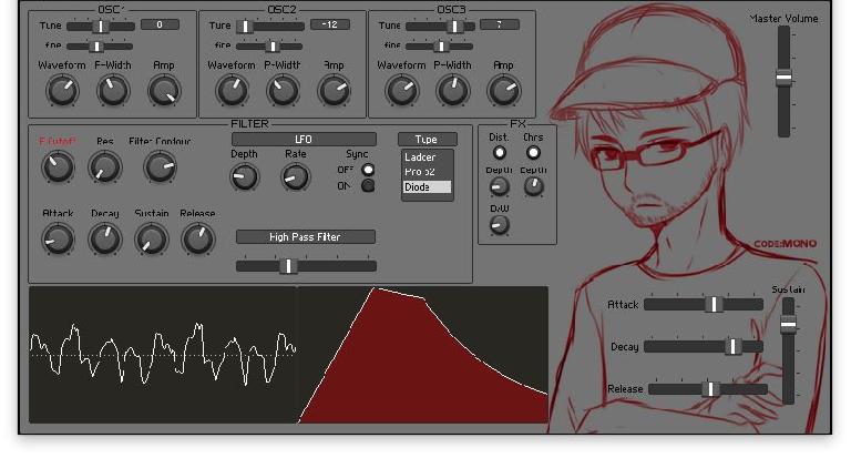 Code:MONO Subtractive Synth