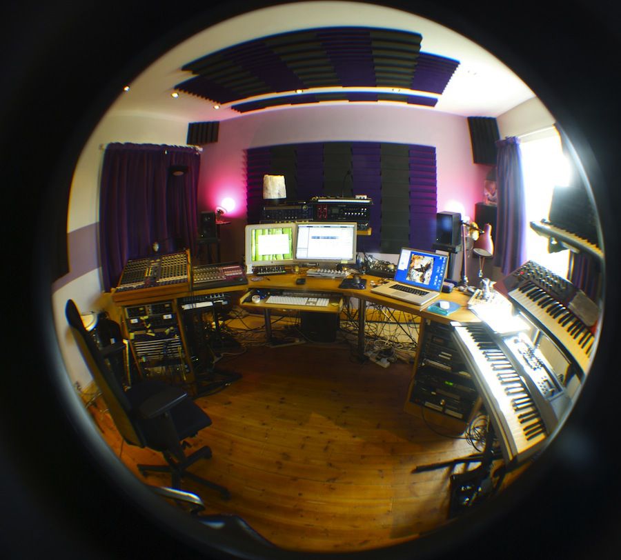 Taking a peek into Andy's studio setup.