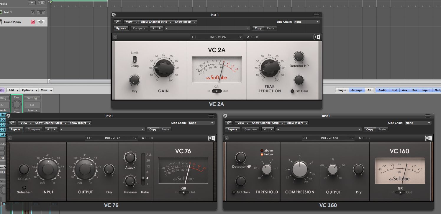 More classic compressors from Softube